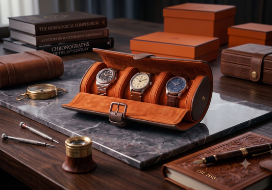 The Signature 3-Slot Watch Roll