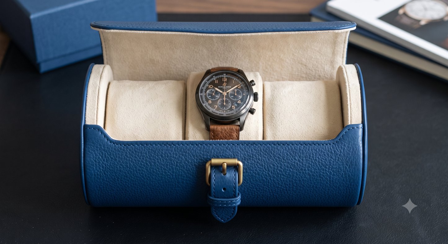 The Signature 3-Slot Watch Roll