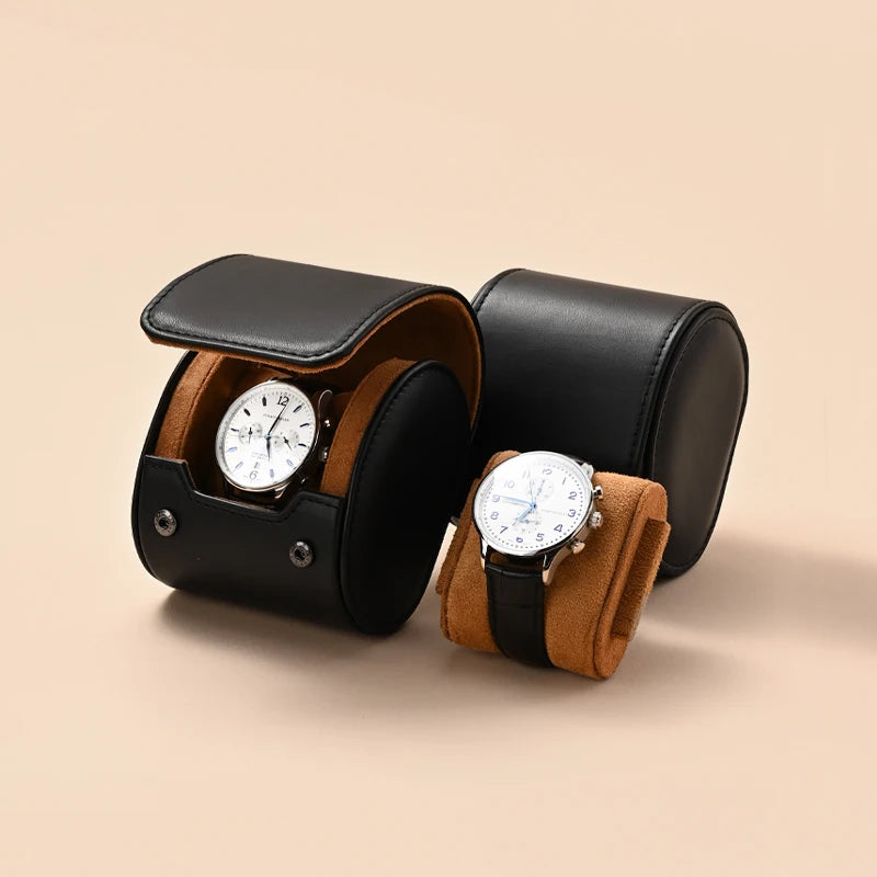 Onyx Pouch with watches inside
