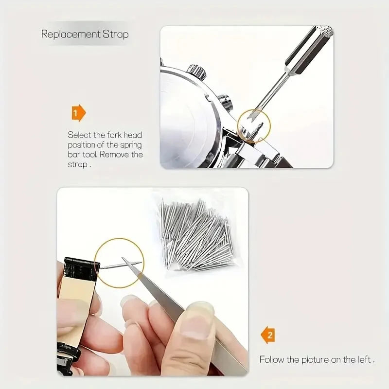 Caseback Kit spring bar tool detail
