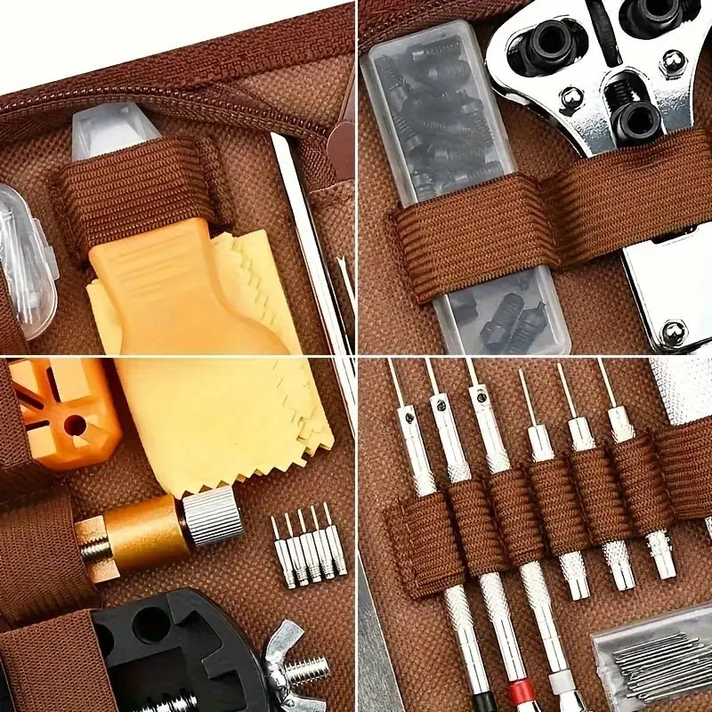 Caseback Kit tools laid out