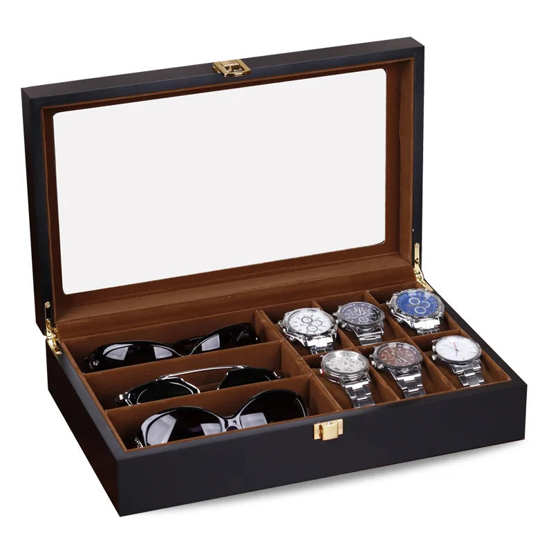 MERIDIAN Vault — 6-watch and 3-eyewear organizer